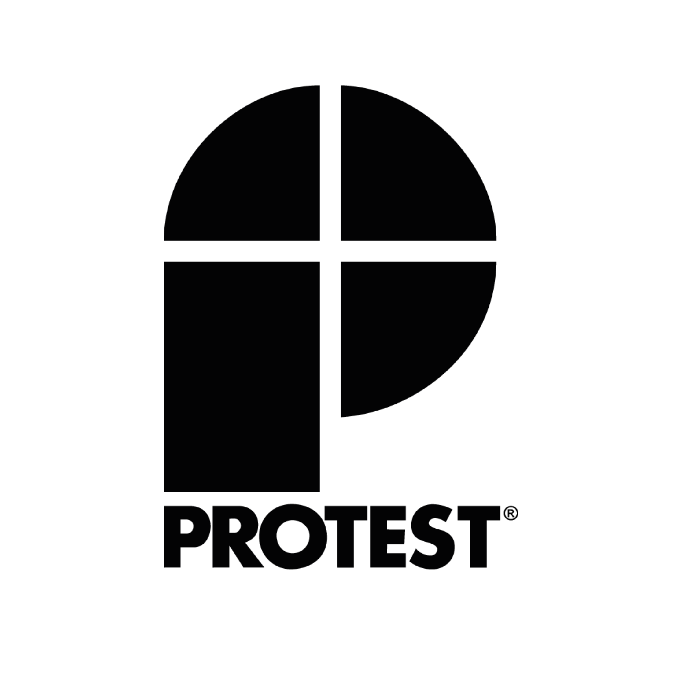 Protest Men Logo Square Black