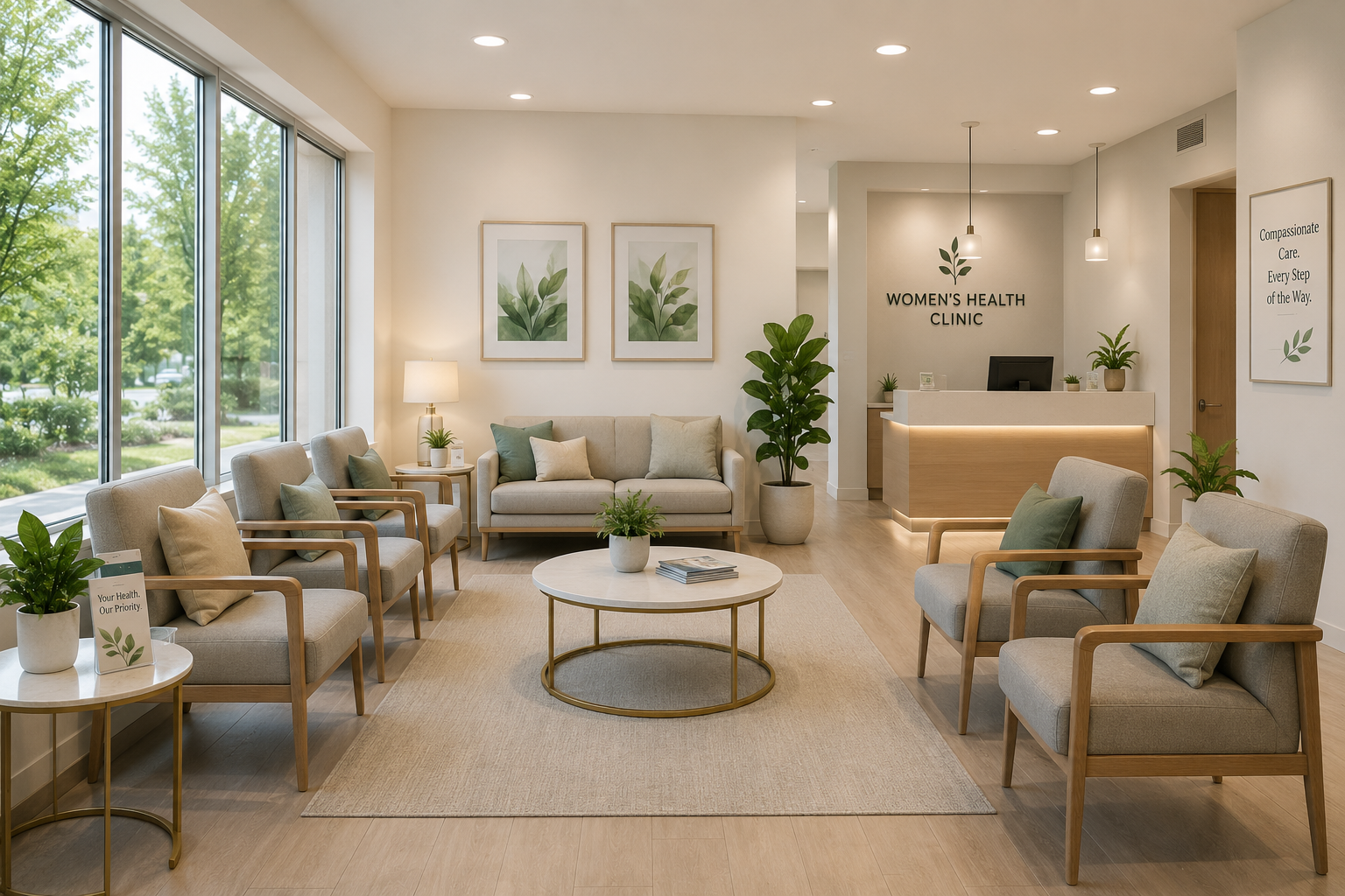 Clinic waiting room